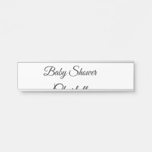 Porte-nom Pour Porte SIMPLE MINIMAL.CUTIE ADD NAME BABY baby shower Thr