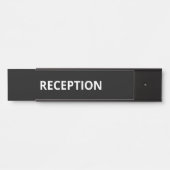 Porte-nom Pour Porte Simple RÉCEPTION (Devant)