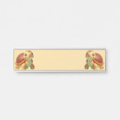 Porte-nom Pour Porte Slow but Growing (Devant)