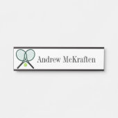 Porte-nom Pour Porte Sports Raquettes de tennis / Ball Hanging Porte Si (Devant)