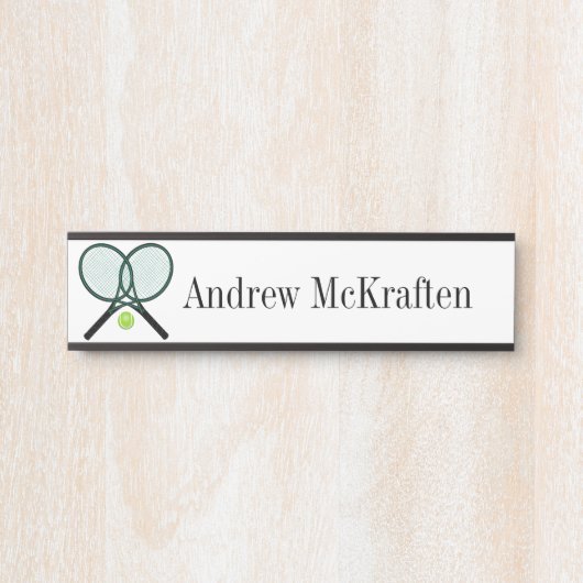 Porte-nom Pour Porte Sports Raquettes de tennis / Ball Hanging Porte Si (Devant)