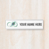 Porte-nom Pour Porte Symbole de l'Infinity (Devant)