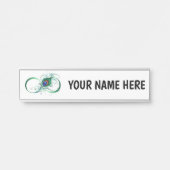 Porte-nom Pour Porte Symbole de l'Infinity (Devant)