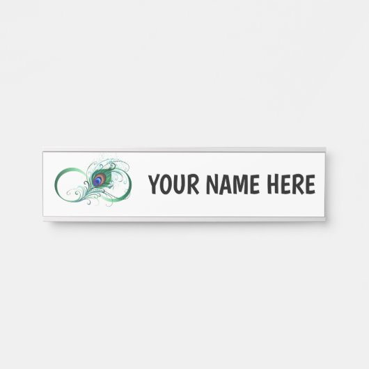 Porte-nom Pour Porte Symbole de l'Infinity (Devant)