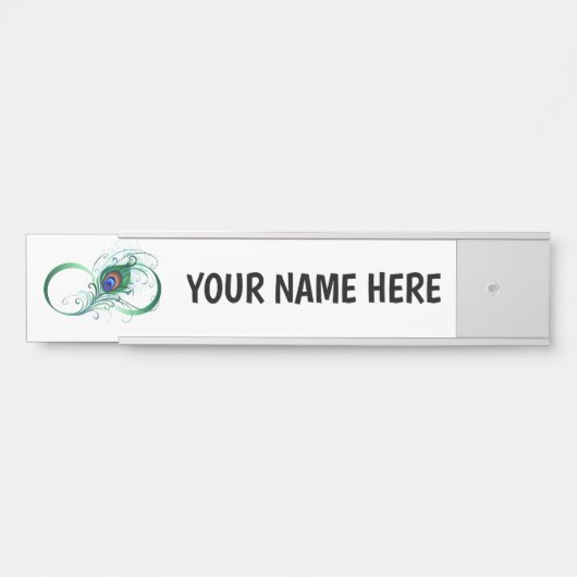 Porte-nom Pour Porte Symbole de l'Infinity (Devant)