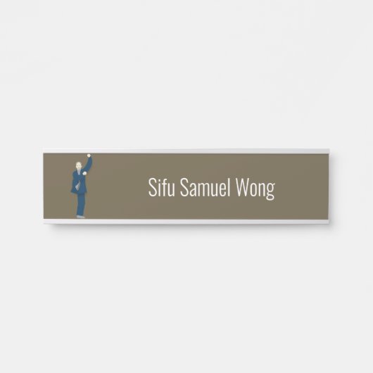 Porte-nom Pour Porte Tai Chi (Devant)