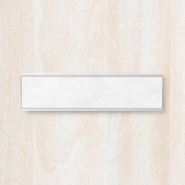 Porte-nom Pour Porte Texture de pierre d'agate fluide abstraite de luxe (Devant)