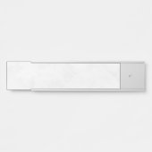 Porte-nom Pour Porte Texture de pierre d'agate fluide abstraite de luxe (Devant)
