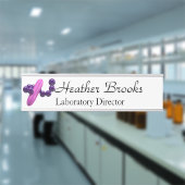 Porte-nom Pour Porte Thème de microbiologie