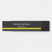 Porte-nom Pour Porte Thin Blue Line (Devant)