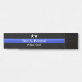 Porte-nom Pour Porte Thin Blue Line (Devant)