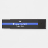 Porte-nom Pour Porte Thin Blue Line (Devant)