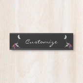 Porte-nom Pour Porte Tonnerre à tête rouge pivotante Lune (Devant)