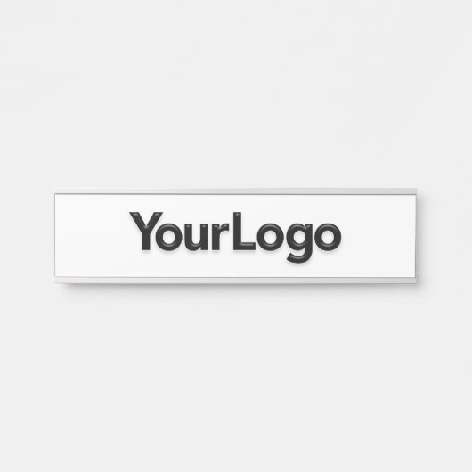 Porte-nom Pour Porte Travail bureau professionnel Logo d'entreprise per (Devant)