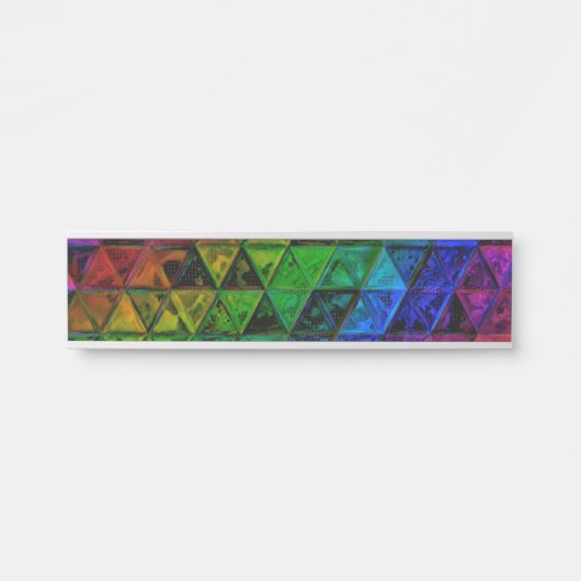 Porte-nom Pour Porte Verre de fierté (Devant)