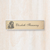 Porte-nom Pour Porte Virgo Zodiac - Antique Look (Devant)
