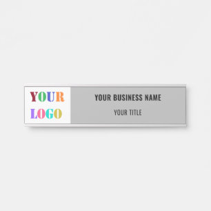 Porte-nom Pour Porte Votre Design Entreprise Logo Nom Porte Signer Modè