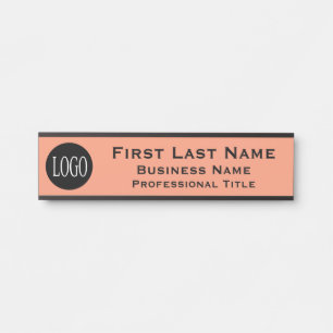 Porte-nom Pour Porte Votre enseigne de porte de bureau Logo Entreprise