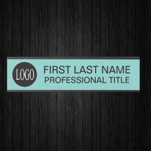 Porte-nom Pour Porte Votre logo d'entreprise Panneau de porte de bureau