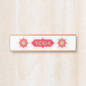 Porte-nom Pour Porte Yoga (Devant)