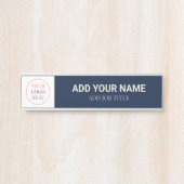 Porte-nom Pour Porte Your Business Logo Here Hangling Name Plate (Devant)