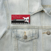 Porte-nom Professeur professionnel de piano et de guitare (En situation)