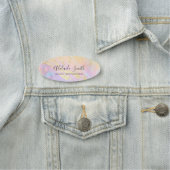 Porte-nom Professionnel de la beauté (En situation)