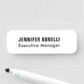 Porte-nom Professionnel minimaliste moderne tendance (En situation)