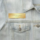 Porte-nom Professionnel moderne de modèle à la mode élégant (En situation)