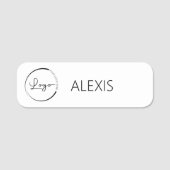 Porte-nom Promotion du logo commercial personnalisé (Devant)