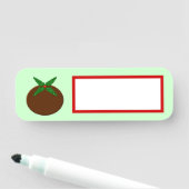 Porte-nom Pudding de Noël (En situation)