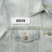 Porte-nom QUEEN Texte modifiable (En situation)