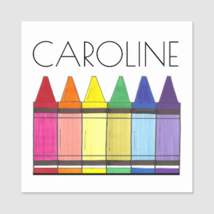 Porte-nom Rainbow Crayons École Fournitures d'art Enseignant