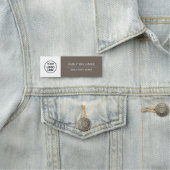 Porte-nom Real Estate Agent Realtor Broker Logo  (En situation)