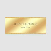 Porte-nom Rectangle fascinant fait sur commande de parties (Devant)