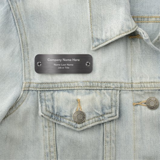 Porte-nom Regard industriel de construction (En situation)