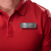 Porte-nom Regard industriel de construction