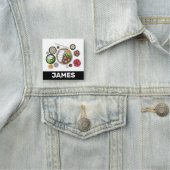 Porte-nom Restaurant japonais Shabu-Shabu Restauration Hotpo (En situation)