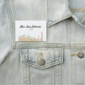 Porte-nom Retour à l'école crayons couleur ajouter nom class (En situation)