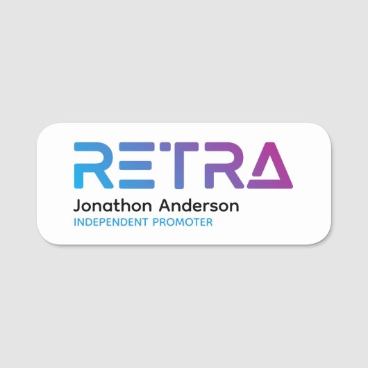 Porte-nom Retra (Devant)