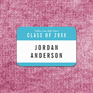 Porte-nom Réunion de classe de l'école de couleur modifiable