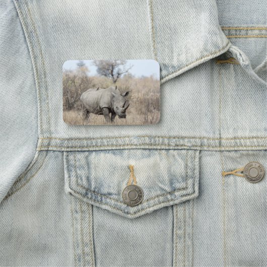 Porte-nom Rhino blanc (En situation)