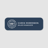 Porte-nom Roofing Company | Custom Logo Services (Devant)