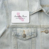 Porte-nom Rose Clair Californie (En situation)