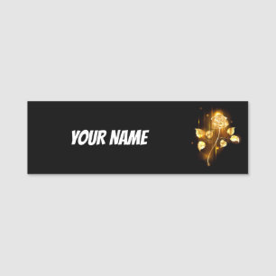Porte-nom Rose d'or ( rose d'or )