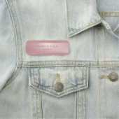 Porte-nom Rose élégant Gold Parties scintillant Modèle moder (En situation)