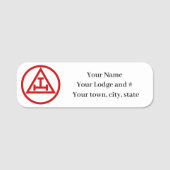 Porte-nom Royal Arch Freemason Masonic Masony (Devant)