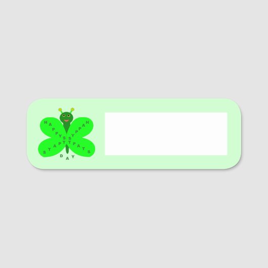 Porte-nom Saint-Patricks (Devant)