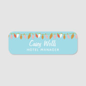 Porte-nom Salon de Noël (Devant)