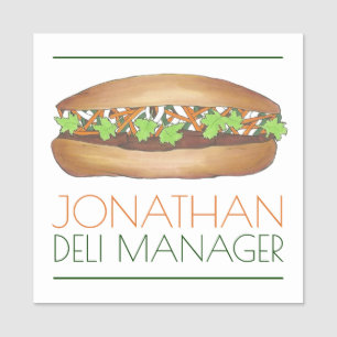 Porte-nom Sandwich Viêt-namien de porc banh mi